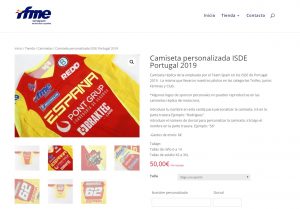 Camiseta ISDE REDD