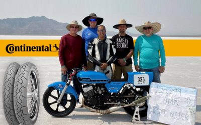 Los Continental ContiClassicAttack baten el récord de velocidad en la Bonneville Speed Week